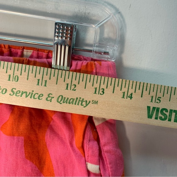 Trovata Bird of Paradis Ione Short Pink Palm Size Small 100% Line - Picture 12 of 13